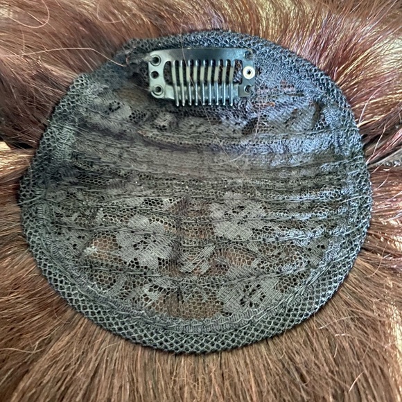 Brown Synthetic Braided Hair Band Wig Topper - Picture 4 of 5